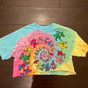 ETC STREETWEAR RAINBOW GRATEFUL DEAD TEE SHIRT